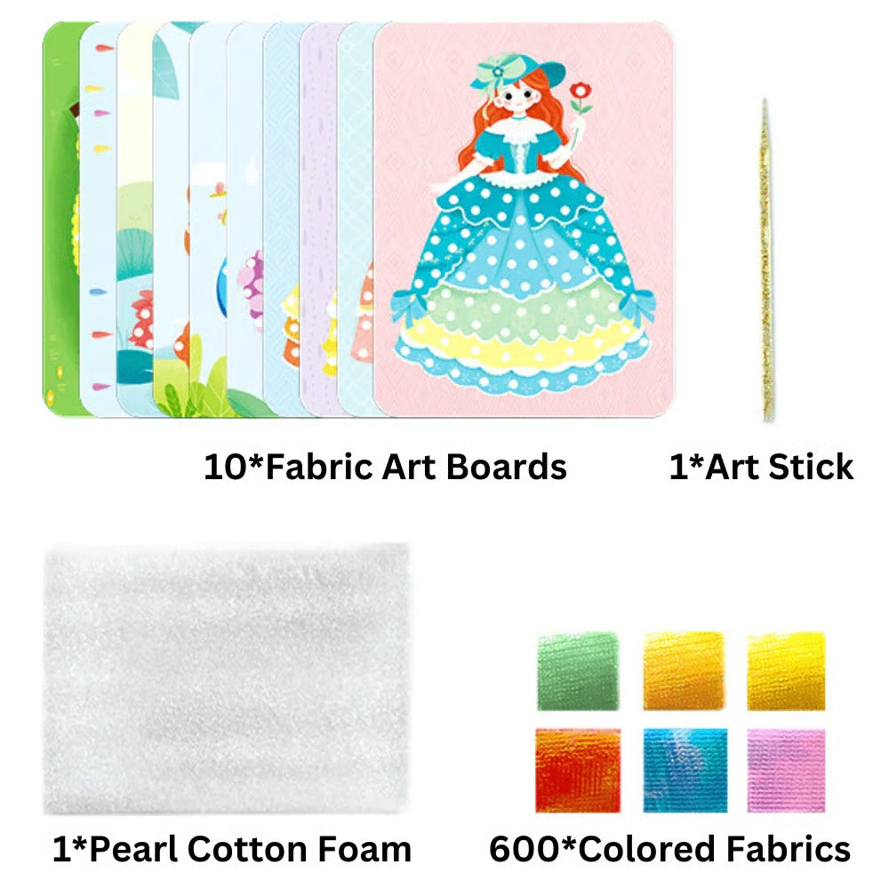 Kids Fabric Art Mosaic Kit