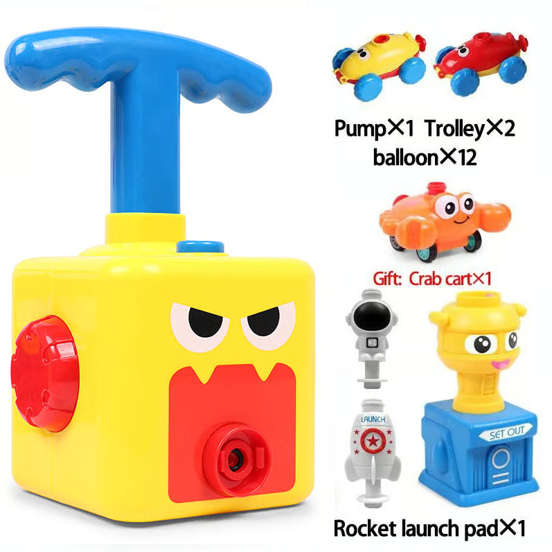 Balloon-Powered Car Launcher Set