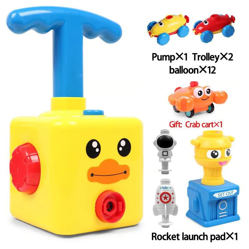 Balloon-Powered Car Launcher Set