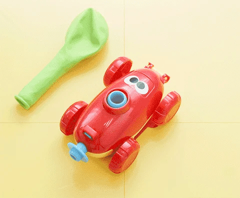 Balloon-Powered Car Launcher Set