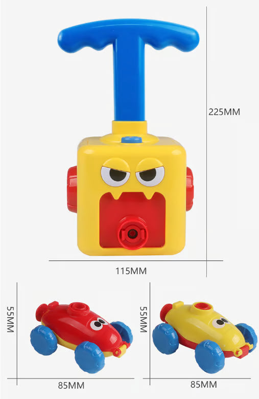 Balloon-Powered Car Launcher Set