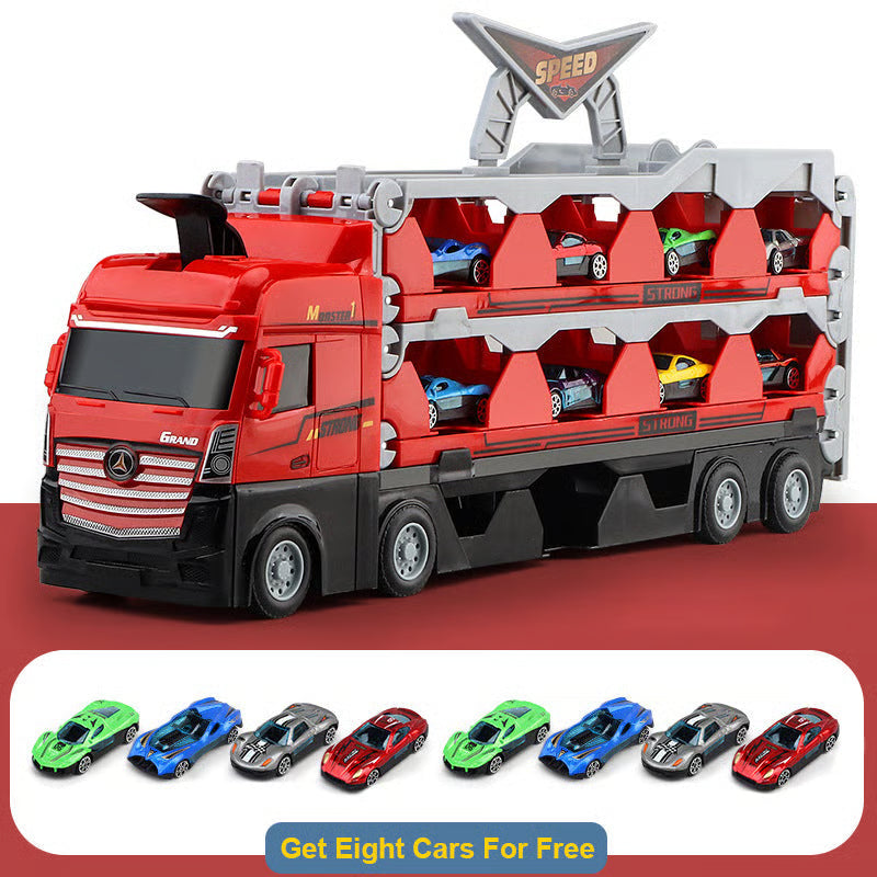 Mega Hauler Truck Ejection Race Track