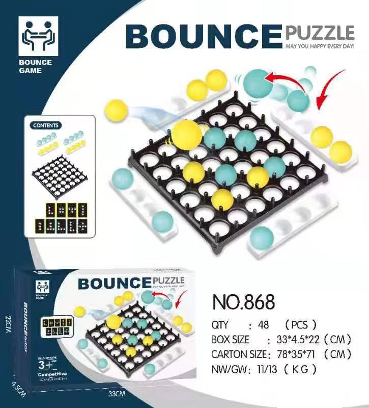 Bounce Party Ball Grid Game